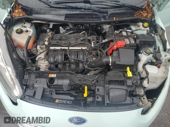 2019 Ford Fiesta SE with VIN 3FADP4EJXKM100957, listed as a Copart auction lot 47380545 with 44,401 mi miles and Salvage Title. Bid and sale history available at DreamBid. Image 11.