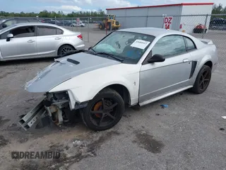 2000 Ford Mustang with VIN 1FAFP4048YF108557, listed as a IAAI auction lot 41684412 with 1 mi miles. Bid and sale history available at carsss.com. Image 2.