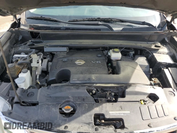 2015 Nissan Pathfinder SL with VIN 5N1AR2MNXFC677846, listed as a Copart auction lot 56226225 with 105,108 mi miles and Salvage title. Bid and sale history available at DreamBid. Image 11.