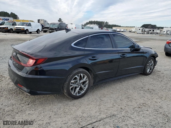 2023 Hyundai Sonata SEL with VIN KMHL64JA2PA254707, listed as a Copart auction lot 42176615 with 55,673 mi miles and Salvage Title. Bid and sale history available at carsss.com. Image 3.