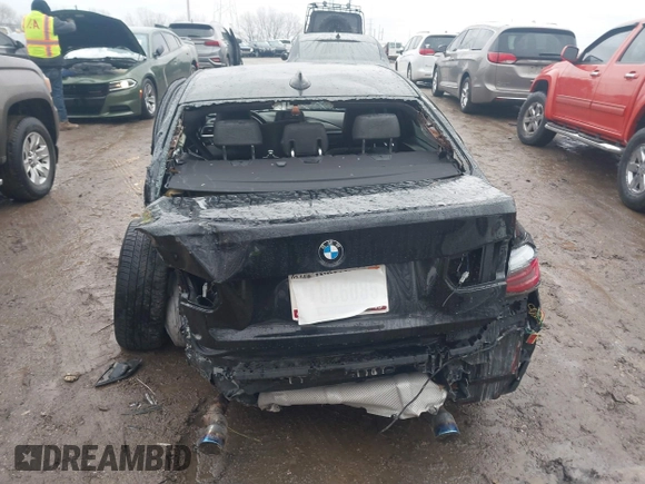 2016 BMW 3 Series 328i with VIN WBA8E9G55GNT81297, listed as a IAAI auction lot 41144563 with 98,000 mi miles. Bid and sale history available at carsss.com. Image 15.