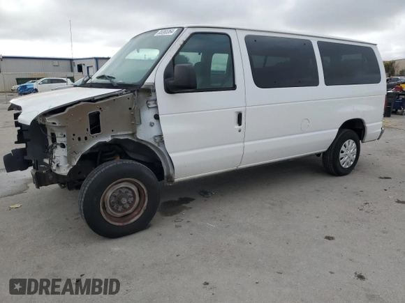 2011 Ford Econoline Passenger XL with VIN 1FBNE3BL1BDA61390, listed as a Copart auction lot 85365364 with 163,174 mi miles and Salvage Title. Bid and sale history available at carsss.com. Image 1.