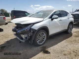 2025 Lexus NX with VIN JTJHKCEZ7S2041350, listed as a Copart auction lot 47592525 with 4,048 mi miles and Salvage Title. Bid and sale history available at carsss.com. Image 1.