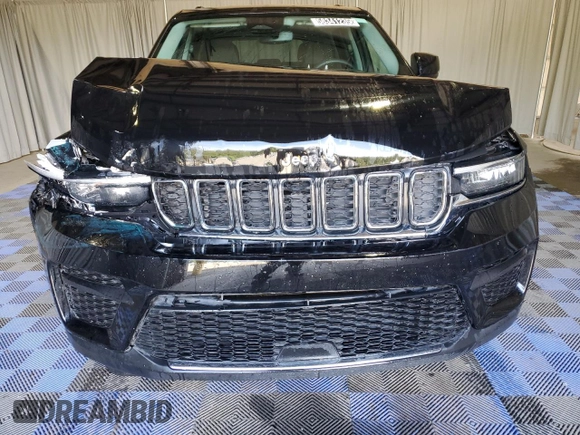 2023 Jeep Grand Cherokee Laredo with VIN 1C4RJHAG7P8866871, listed as a Copart auction lot 58341235 with 48,737 mi miles and Salvage title. Bid and sale history available at DreamBid. Image 5.