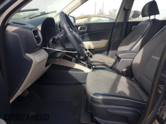 2022 Hyundai Venue SEL z VIN KMHRC8A35NU166774, wystawiony jako Copart lot #53079685 z przebiegiem 80 207 mil mil oraz Szkoda całkowita • Salvage title. Historia ofert i sprzedaży dostępna na DreamBid. Obrazek 7.