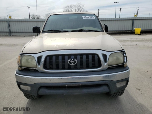 2001 Toyota Tacoma PreRunner with VIN 5TEGN92N11Z822336, listed as a Copart auction lot 48143665 with 249,491 mi miles and Salvage Title. Bid and sale history available at carsss.com. Image 5.