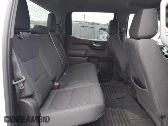2022 Chevrolet Silverado 1500 Custom with VIN 1GCPDBEKXNZ531847, listed as a Copart auction lot 84716374 with 54,211 mi miles and Salvage Title. Bid and sale history available at carsss.com. Image 10.