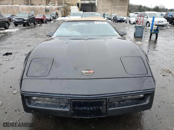 1987 Chevrolet Corvette with VIN 1G1YY3184H5119288, listed as a Copart auction lot 45191605 with 52,340 mi miles and Salvage Title. Bid and sale history available at carsss.com. Image 5.