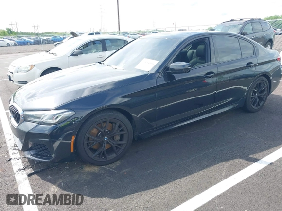 2021 BMW 5 Series 540i with VIN WBA53BJ08MWW95688, listed as a IAAI auction lot 42064036 with 39,410 mi miles and . Bid and sale history available at DreamBid. Image 17.
