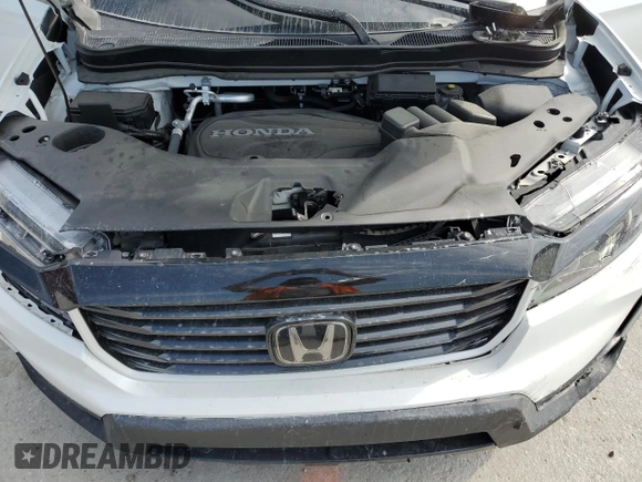 2021 Honda Ridgeline Sport with VIN 5FPYK3F18MB009882, listed as a Copart auction lot 57136205 with 43,549 mi miles and Salvage title. Bid and sale history available at DreamBid. Image 11.