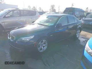 2008 BMW 5 Series 528i with VIN WBANU53588CT10273, listed as a IAAI auction lot 41080685 with 123,672 mi miles and . Bid and sale history available at DreamBid. Image 2.