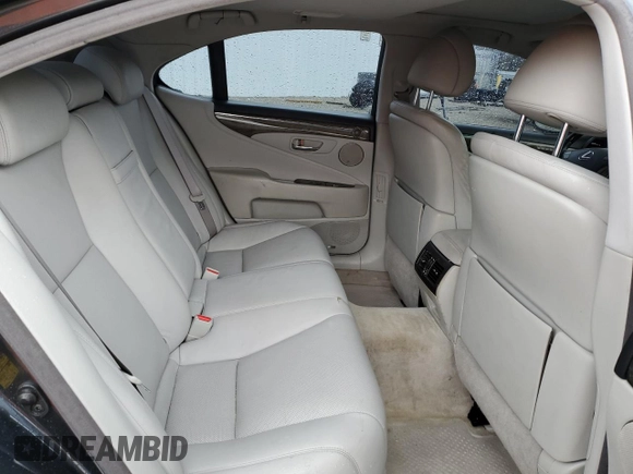 2007 Lexus LS 460 with VIN JTHBL46F075041503, listed as a Copart auction lot 50299465 with 192,076 mi miles and Salvage Title. Bid and sale history available at DreamBid. Image 10.