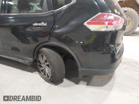 2016 Nissan Rogue SL with VIN 5N1AT2MV9GC755584, listed as a IAAI auction lot 42106132 with 83,514 mi miles and . Bid and sale history available at DreamBid. Image 6.