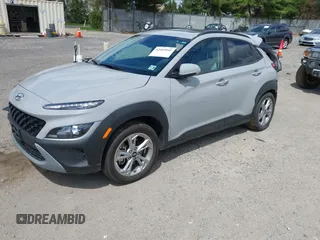2023 Hyundai Kona SEL with VIN KM8K6CAB9PU999533, listed as a IAAI auction lot 42053046 with 15,506 mi miles. Bid and sale history available at carsss.com. Image 2.