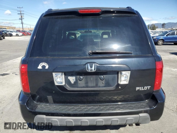 2005 Honda Pilot EX-L with VIN 5FNYF18585B022750, listed as a Copart auction lot 49798475 with 101,186 mi miles and Clean Title. Bid and sale history available at carsss.com. Image 6.