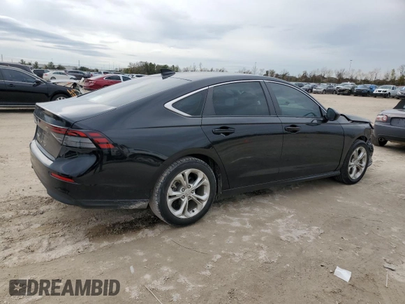 2023 Honda Accord Sedan LX with VIN 1HGCY1F29PA031001, listed as a Copart auction lot 88730025 with 23,261 mi miles and Salvage Title. Bid and sale history available at carsss.com. Image 3.