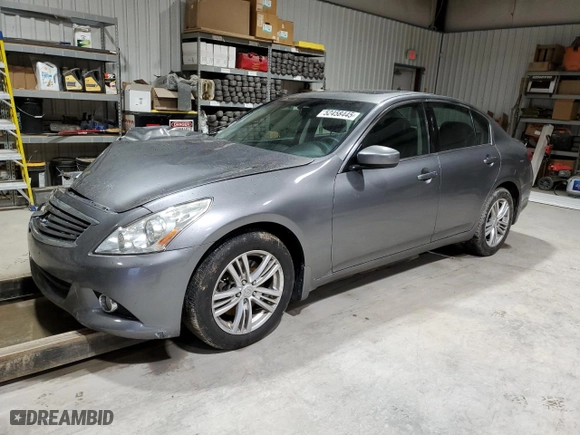 2010 Infiniti G37 Sedan x with VIN JN1CV6AR4AM456305, listed as a Copart auction lot 52458445 with 167,028 mi miles and Salvage Title. Bid and sale history available at carsss.com. Image 1.