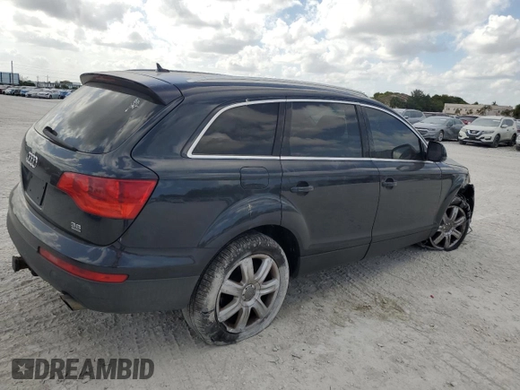 2007 Audi Q7 Premium with VIN WA1BY74L97D087375, listed as a Copart auction lot 55496285 with 163,850 mi miles and Clean title. Bid and sale history available at DreamBid. Image 3.