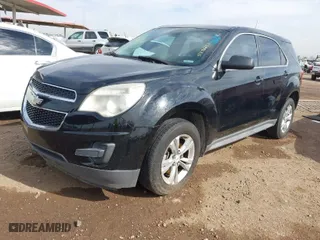 2013 Chevrolet Equinox LS with VIN 2GNALBEKXD6100287, listed as a IAAI auction lot 41896657 with 155,424 mi miles. Bid and sale history available at carsss.com. Image 2.