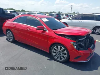 2018 Mercedes-Benz CLA 250 with VIN WDDSJ4EB3JN628023, listed as a IAAI auction lot 42384813 with 110,657 mi miles and . Bid and sale history available at DreamBid. Image 1.