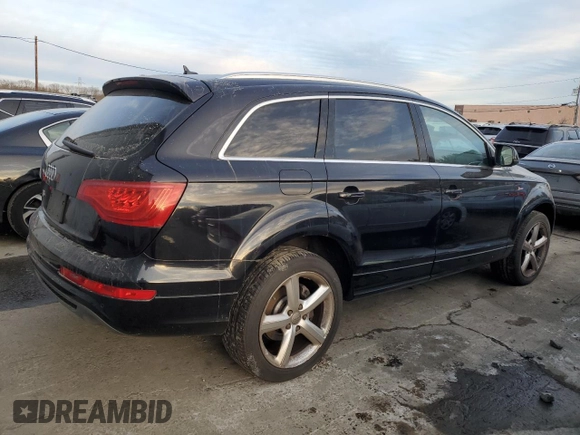 2011 Audi Q7 S line with VIN WA1DGAFE0BD002102, listed as a Copart auction lot 87597645 with 101,717 mi miles and Clean title. Bid and sale history available at DreamBid. Image 3.
