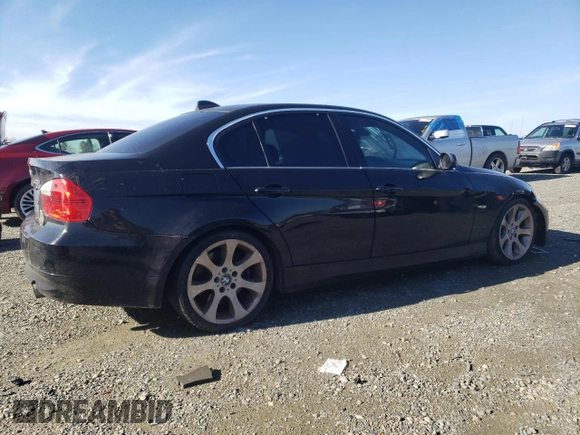 2007 BMW 3 Series 335i with VIN WBAVB73557KY62173, listed as a Copart auction lot 41461935 with 0 mi miles and Clean Title. Bid and sale history available at carsss.com. Image 3.