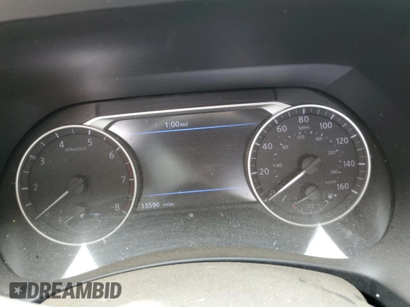 2024 Nissan Sentra SV with VIN 3N1AB8CV8RY217581, listed as a Copart auction lot 52254305 with 13,590 mi miles and Clean Title. Bid and sale history available at DreamBid. Image 9.