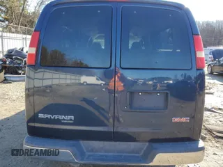 2008 GMC Savana with VIN 1GJHG39K381127764, listed as a Copart auction lot 47030445 with 117,281 mi miles and Salvage Title. Bid and sale history available at carsss.com. Image 6.