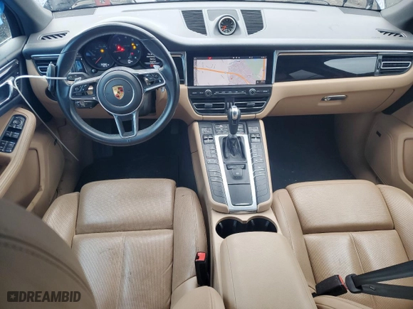 2021 Porsche Macan with VIN WP1AA2A5XMLB02318, listed as a Copart auction lot 47890015 with 32,982 mi miles and Salvage Title. Bid and sale history available at carsss.com. Image 8.