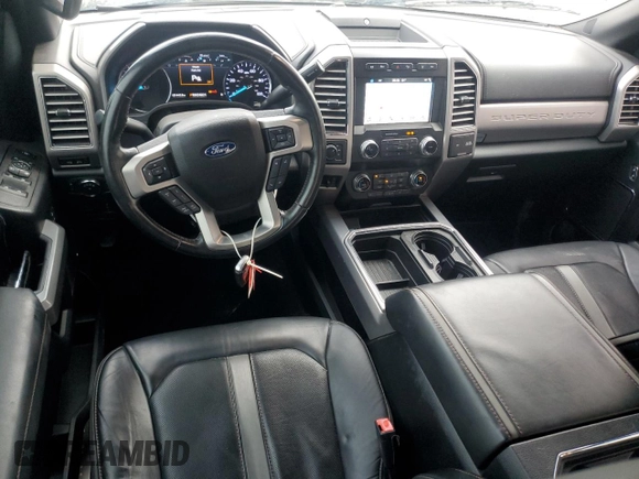 2019 Ford F-350 XL with VIN 1FT8W3BTXKEC66092, listed as a Copart auction lot 48580235 with 81,443 mi miles and Salvage Title. Bid and sale history available at DreamBid. Image 8.