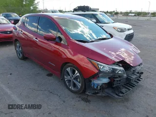 2019 Nissan LEAF SV z VIN 1N4AZ1CP7KC303423, wystawiony jako IAAI lot #42217532 z przebiegiem 67 992 mil mil oraz . Historia ofert i sprzedaży dostępna na DreamBid. Obrazek 1.