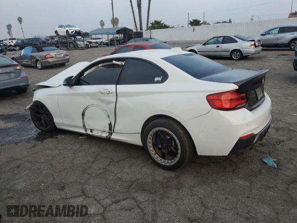 2018 BMW 2 Series M240i with VIN WBA2J5C5XJVC07087, listed as a Copart auction lot 83638694 with 90,539 mi miles and Salvage Title. Bid and sale history available at carsss.com. Image 2.