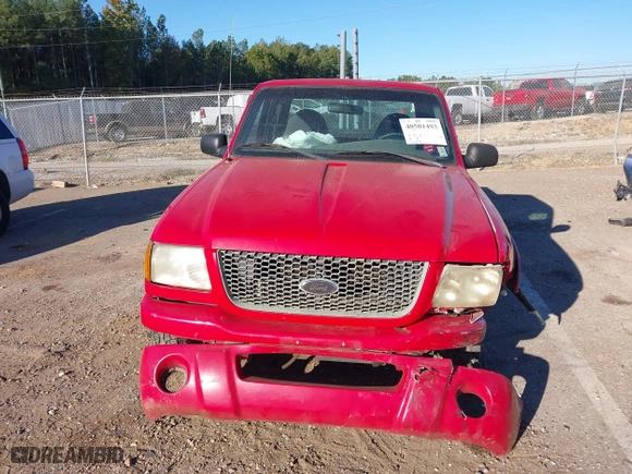 2002 Ford Ranger XL Fleet with VIN 1FTYR44V62PB22992, listed as a IAAI auction lot 40501493 with 211,517 mi miles. Bid and sale history available at carsss.com. Image 13.