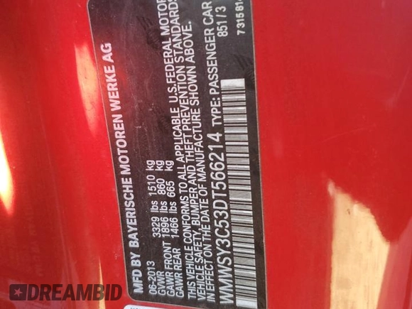 2013 MINI Roadster S z VIN WMWSY3C53DT566214, wystawiony jako Copart lot #83463854 z przebiegiem 69 877 mil mil oraz Szkoda całkowita • Salvage title. Historia ofert i sprzedaży dostępna na DreamBid. Obrazek 12.