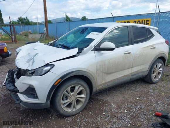 2021 Buick Encore GX Preferred with VIN KL4MMBS22MB156917, listed as a IAAI auction lot 39769509 with 89,656 mi miles. Bid and sale history available at carsss.com. Image 2.