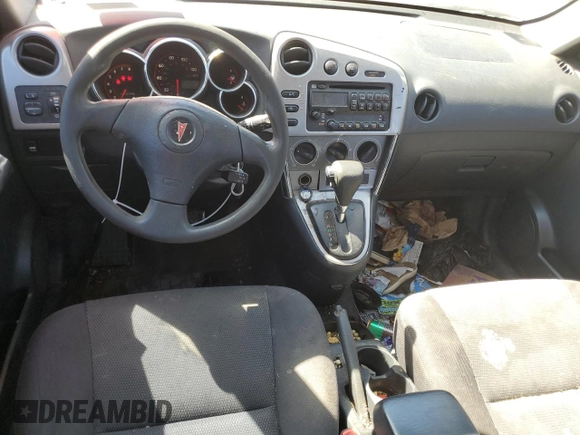 2005 Pontiac Vibe with VIN 5Y2SL63825Z458985, listed as a Copart auction lot 60817984 with 264,694 mi miles and Salvage Title. Bid and sale history available at carsss.com. Image 8.