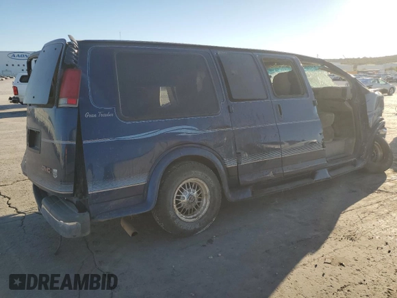 2000 GMC Savana Cargo Van RV Conversion with VIN 1GDFG15M4Y1140397, listed as a Copart auction lot 76347184 with 0 mi miles and Salvage Title. Bid and sale history available at carsss.com. Image 3.