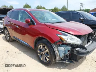 2015 Nissan Murano Platinum with VIN 5N1AZ2MG5FN220819, listed as a IAAI auction lot 42312935 with 145,661 mi miles and . Bid and sale history available at DreamBid. Image 1.