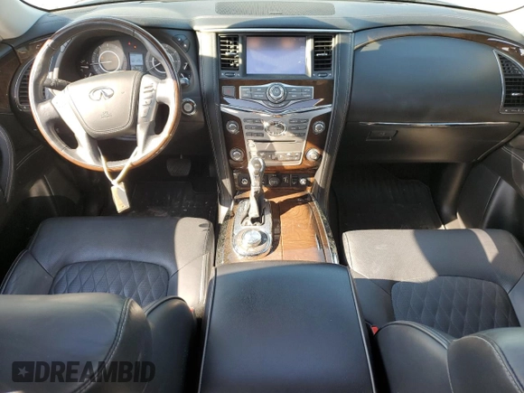 2018 Infiniti QX80 with VIN JN8AZ2NE1J9194002, listed as a Copart auction lot 50232765 with 76,395 mi miles and Salvage title. Bid and sale history available at DreamBid. Image 8.