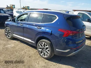 2022 Hyundai Santa Fe Calligraphy with VIN 5NMS54ALXNH463118, listed as a IAAI auction lot 41693031 with 44,593 mi miles. Bid and sale history available at carsss.com. Image 3.