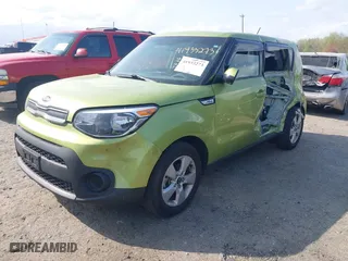 2019 Kia Soul with VIN KNDJN2A2XK7916776, listed as a IAAI auction lot 41933273 with 14,296 mi miles. Bid and sale history available at carsss.com. Image 2.