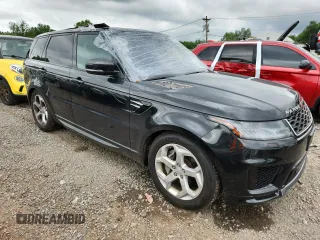2019 Land Rover Range Rover Sport HSE with VIN SALWR2RV9KA845302, listed as a Copart auction lot 64290465 with 89,007 mi miles and Salvage title. Bid and sale history available at DreamBid. Image 4.
