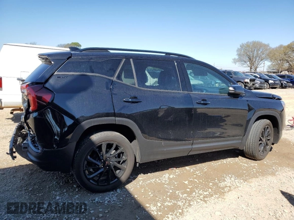 2024 GMC Terrain SLT with VIN 3GKALVEG5RL276774, listed as a Copart auction lot 50169455 with 10,409 mi miles and Salvage title. Bid and sale history available at DreamBid. Image 3.