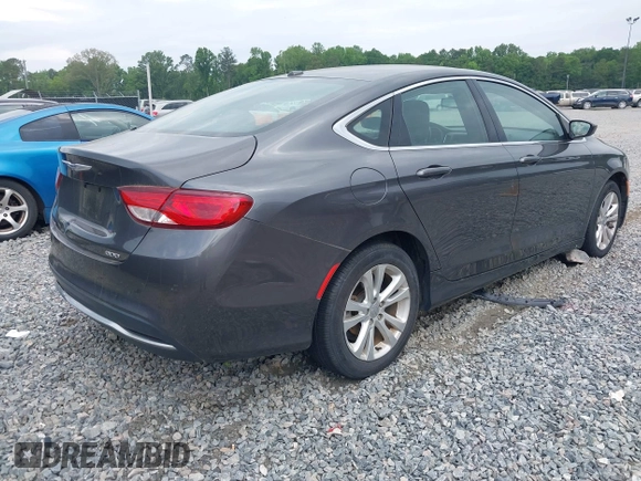 2015 Chrysler 200 Limited with VIN 1C3CCCABXFN632929, listed as a IAAI auction lot 42144192 with 140,917 mi miles. Bid and sale history available at carsss.com. Image 4.