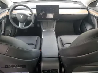 2022 Tesla Model 3 Long Range with VIN 5YJ3E1EB2NF361821, listed as a Copart auction lot 85108664 with 25,021 mi miles and Salvage Title. Bid and sale history available at DreamBid. Image 8.