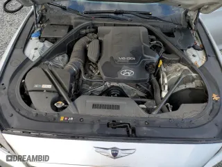 2016 Hyundai Genesis 3.8L with VIN KMHGN4JE7GU144113, listed as a Copart auction lot 43330685 with 76,164 mi miles and Salvage Title. Bid and sale history available at carsss.com. Image 13.