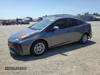 2022 Toyota Prius L Eco z VIN JTDKAMFU7N3157215, wystawiony jako Copart lot #60727375 z przebiegiem 156 575 mil mil oraz Szkoda całkowita • Salvage title. Historia ofert i sprzedaży dostępna na DreamBid. Obrazek 1.