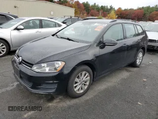 2015 Volkswagen Golf SportWagen TSI SE with VIN 3VWC17AU6FM501174, listed as a Copart auction lot 77205824 with 78,800 mi miles and Salvage Title. Bid and sale history available at carsss.com. Image 1.