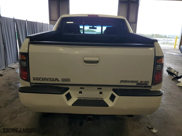 2006 Honda Ridgeline RTL with VIN 2HJYK16516H557411, listed as a Copart auction lot 71973254 with 251,596 mi miles and Salvage Title. Bid and sale history available at carsss.com. Image 6.