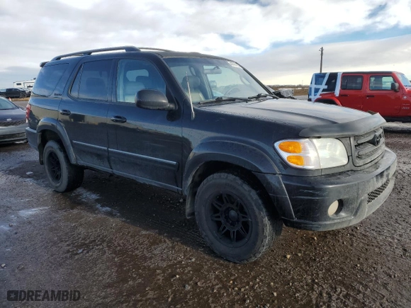 2001 Toyota Sequoia Limited with VIN 5TDBT48A51S001924, listed as a Copart auction lot 46791135 with 249,357 mi miles and Salvage Title. Bid and sale history available at carsss.com. Image 4.